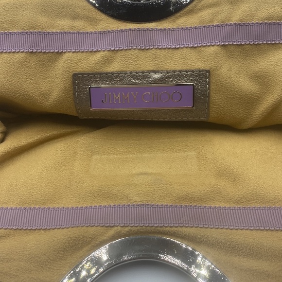 Jimmy Choo Gunmetal and Crystal Clutch - Picture 3 of 5